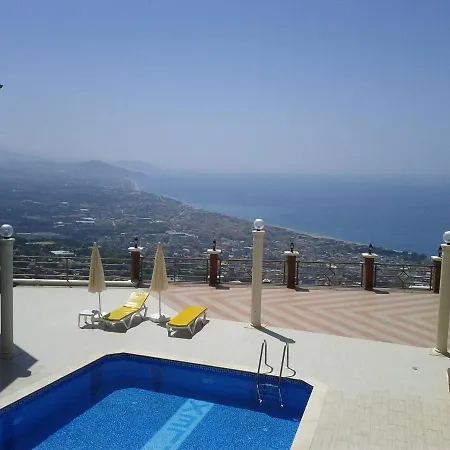 View With Private Pool On Top Of The Mountain Behind Town Holiday home