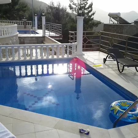 View With Private Pool On Top Of The Mountain Behind Town *